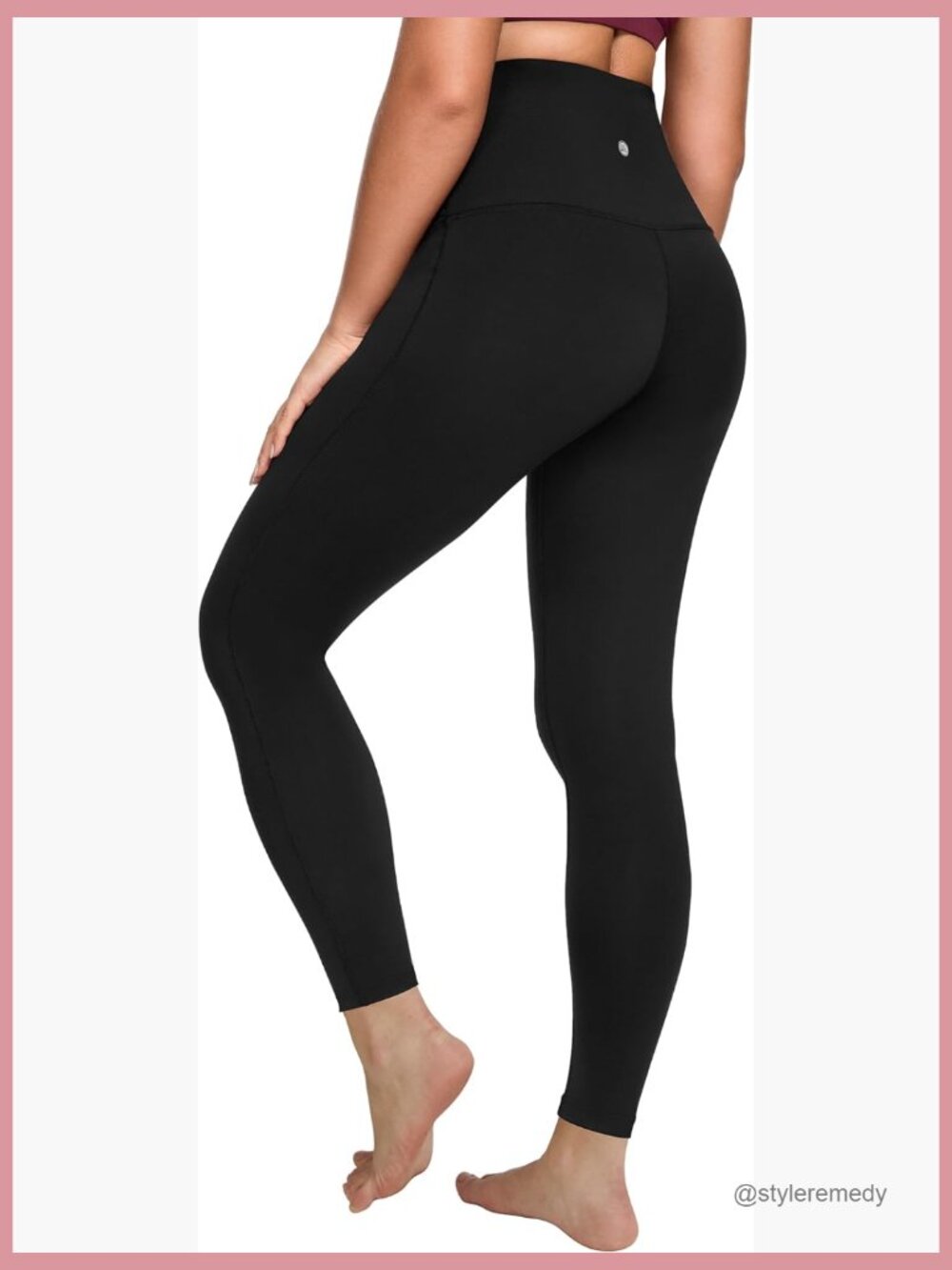 Ultra High Waisted Compression Leggings 27" - Tummy Control Yoga Pants